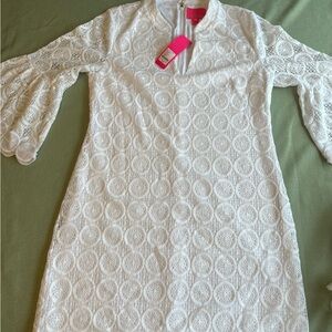 Lilly Pulitzer White Lace Dress
